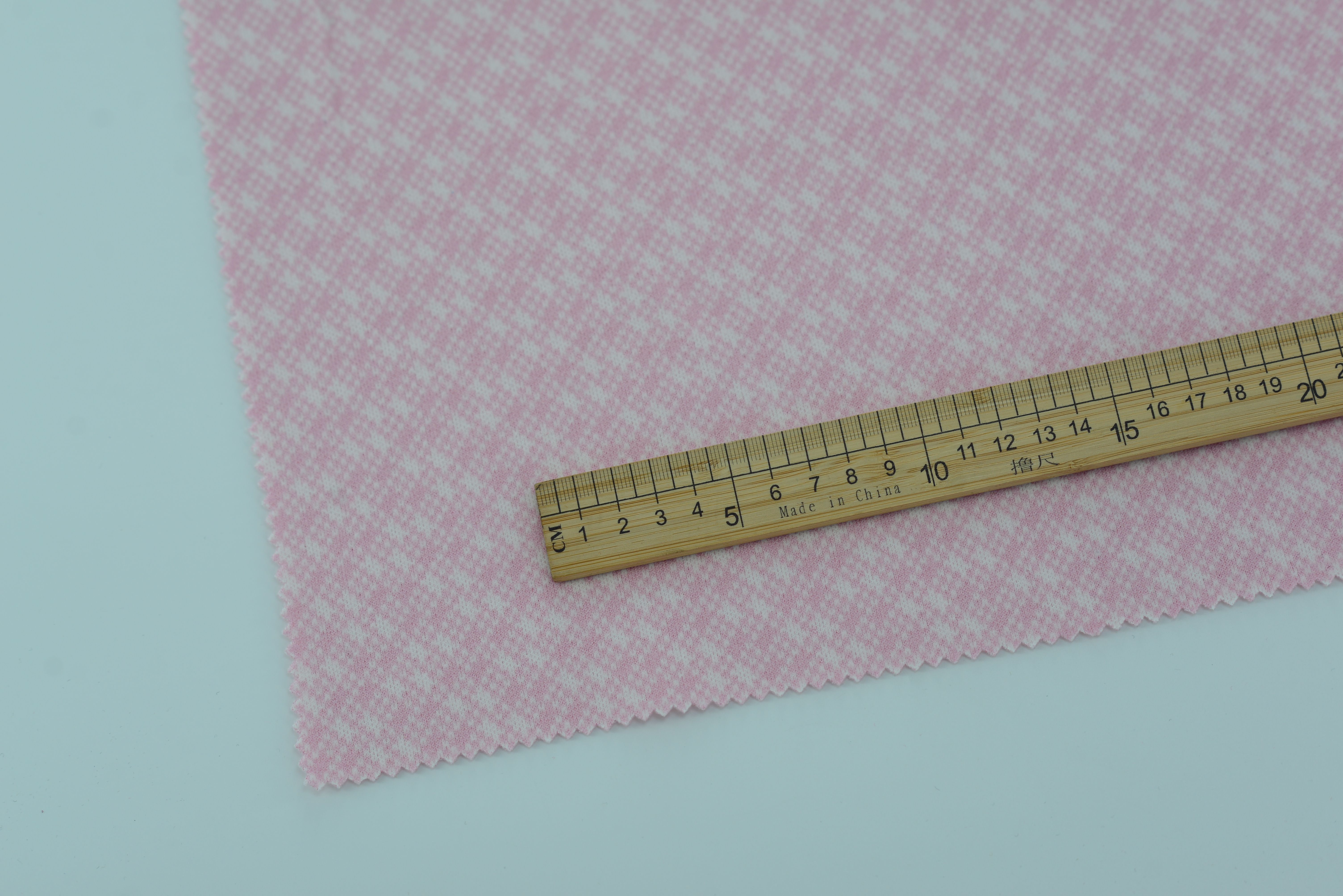 LX-P-18073 SMALL STAR CHECK JACQUARD KNIT BRUSH